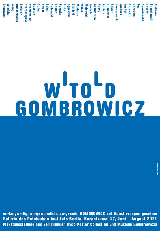 Witold Gombrowicz. Wystawa plakatów w Berlinie
