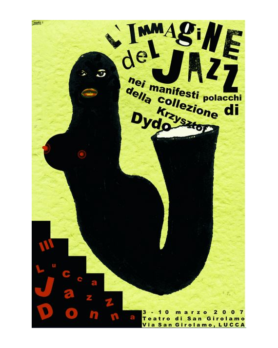 Plakat jazzowy z kolekcji K.Dydo
