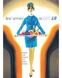 Best service In LOT '1966, Grabiański (reprint PSP)