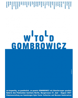 Witold Gombrowicz. Wystawa plakatów w Berlinie, Pluta